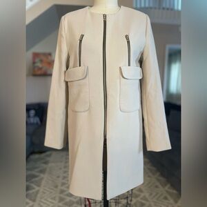 Metaphor Cream Utility Jacket